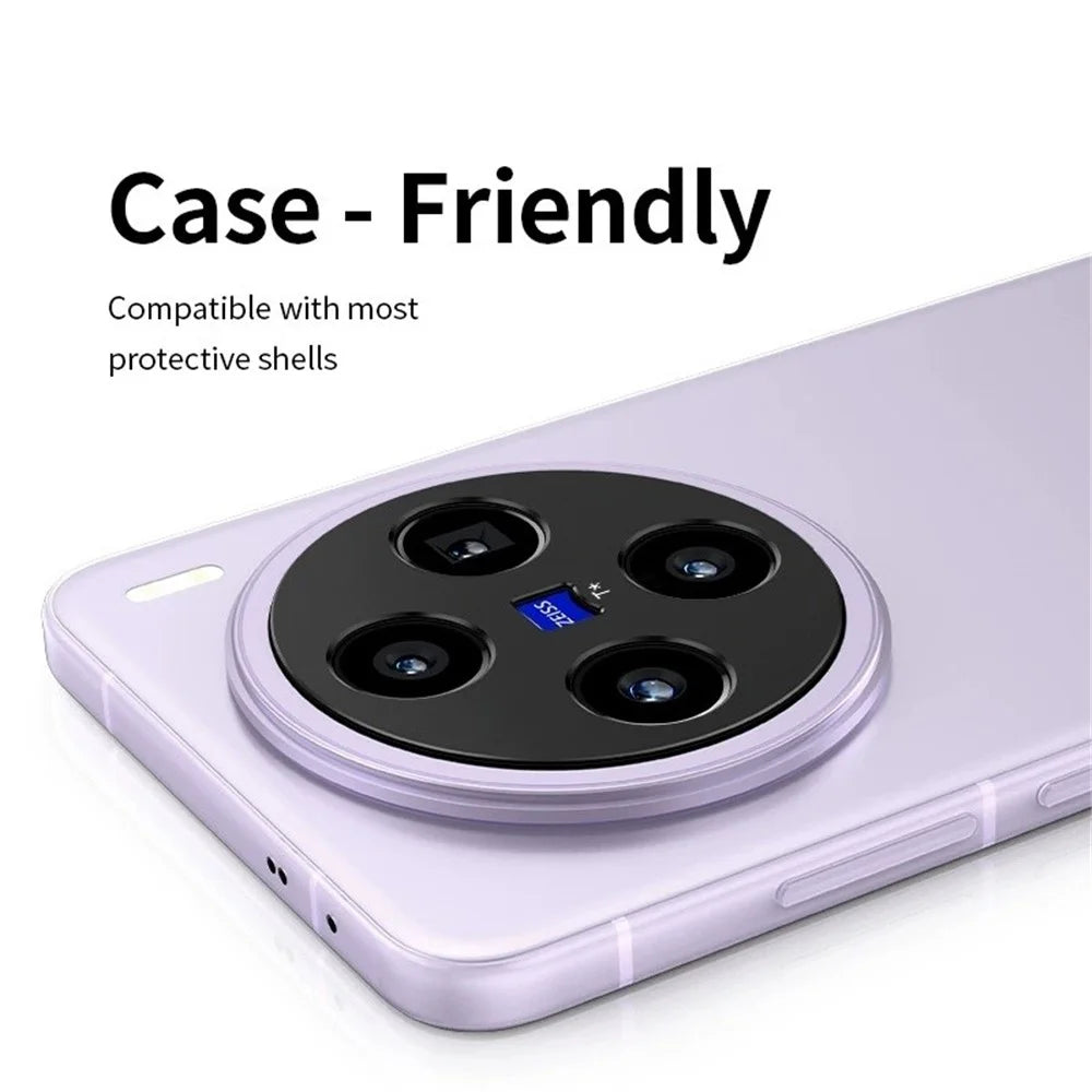 WANLONFENG For vivo X200s 5G Metal Camera Lens Protector  LHJ Series Integrated Lens Film - Black - 4