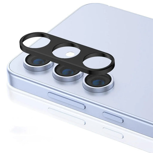 KALEBOL KLB-LPC005 For Samsung Galaxy S24 FE Hollow Lens Protector Aluminum Alloy Phone Camera Bezel Cover - 1