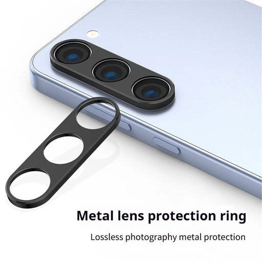 KALEBOL KLB-LPC005 For Samsung Galaxy Z Fold5 5G Hollow Lens Protector Aluminum Alloy Phone Camera Bezel Cover - 2