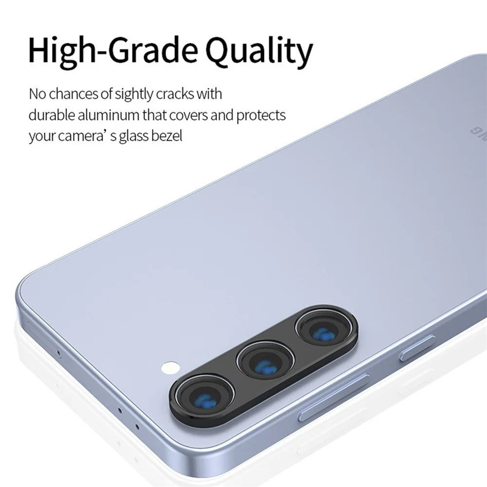 KALEBOL KLB-LPC005 For Samsung Galaxy Z Fold5 5G Hollow Lens Protector Aluminum Alloy Phone Camera Bezel Cover - 3