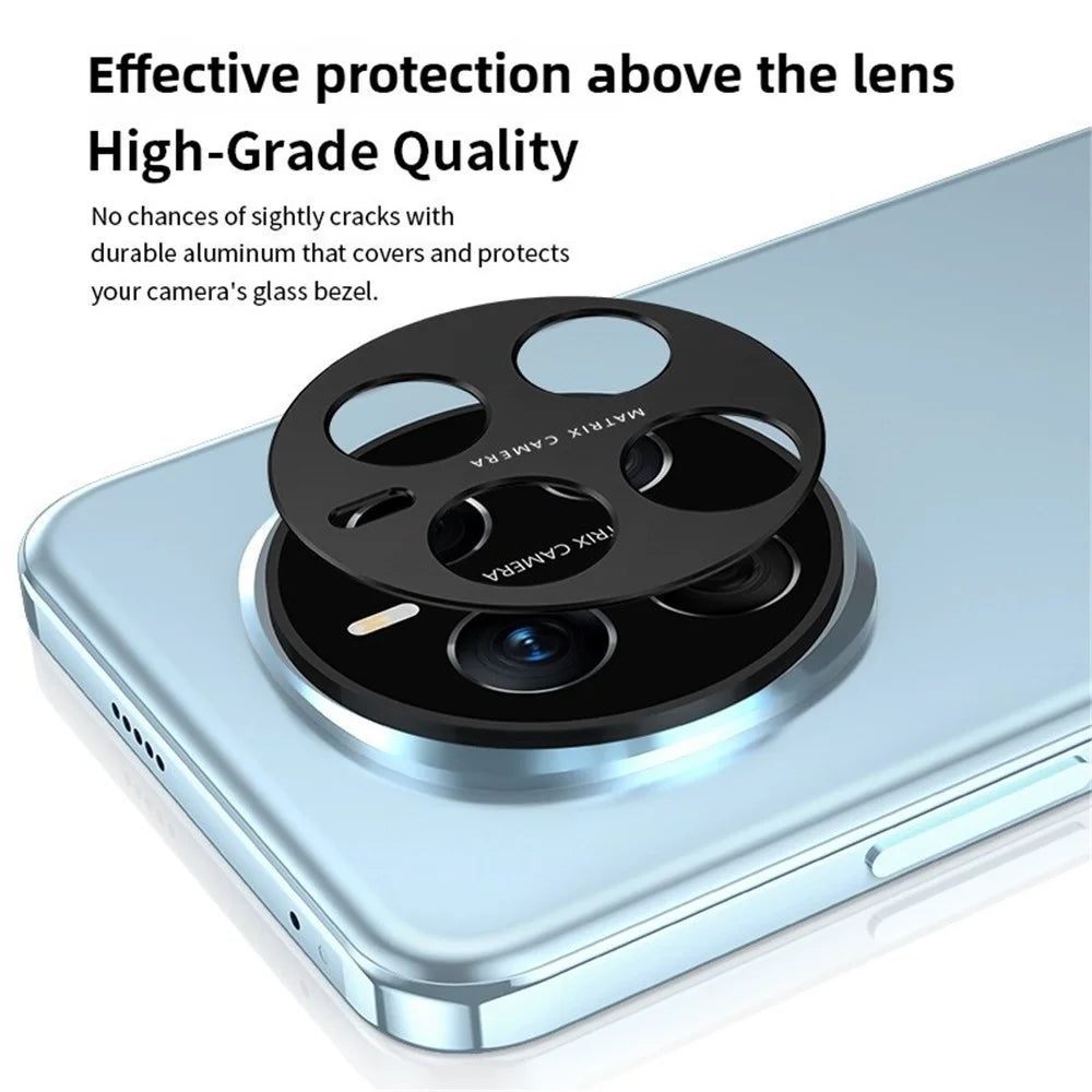 KALEBOL KLB-LPC005 For Honor Magic7 Pro 5G Hollow Lens Protector Aluminum Alloy Phone Camera Bezel Cover - 4