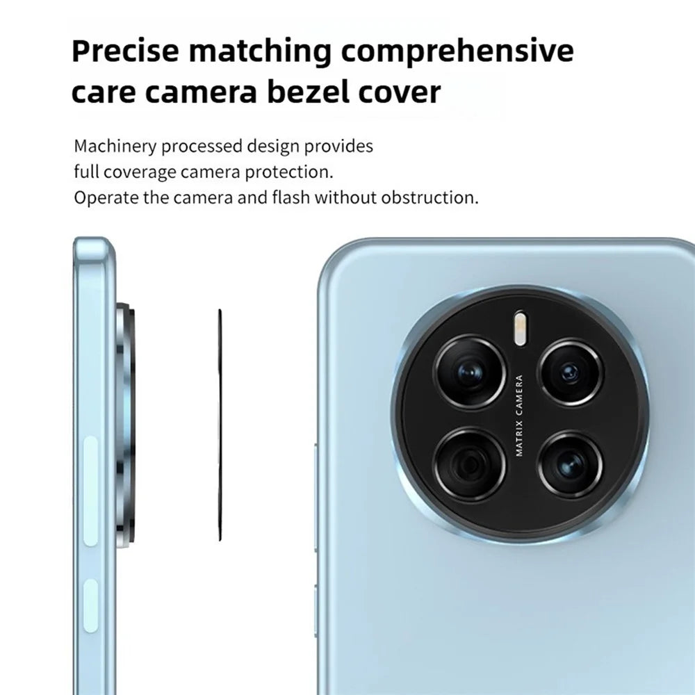 KALEBOL KLB-LPC005 For Honor Magic7 Pro 5G Hollow Lens Protector Aluminum Alloy Phone Camera Bezel Cover - 6