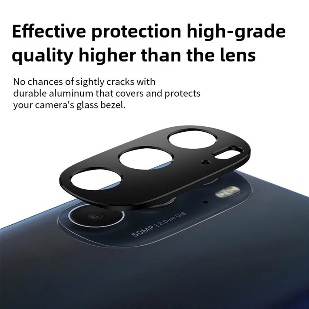 KALEBOL KLB-LPC005 For Motorola Edge 30 Pro (Motorola Edge+ (2022)) Hollow Lens Protector Aluminum Alloy Phone Camera Bezel Cover - 4