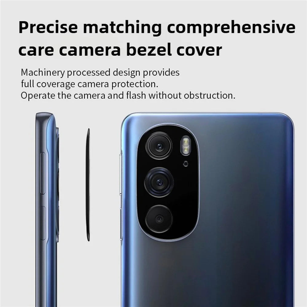 KALEBOL KLB-LPC005 For Motorola Edge 30 Pro (Motorola Edge+ (2022)) Hollow Lens Protector Aluminum Alloy Phone Camera Bezel Cover - 5
