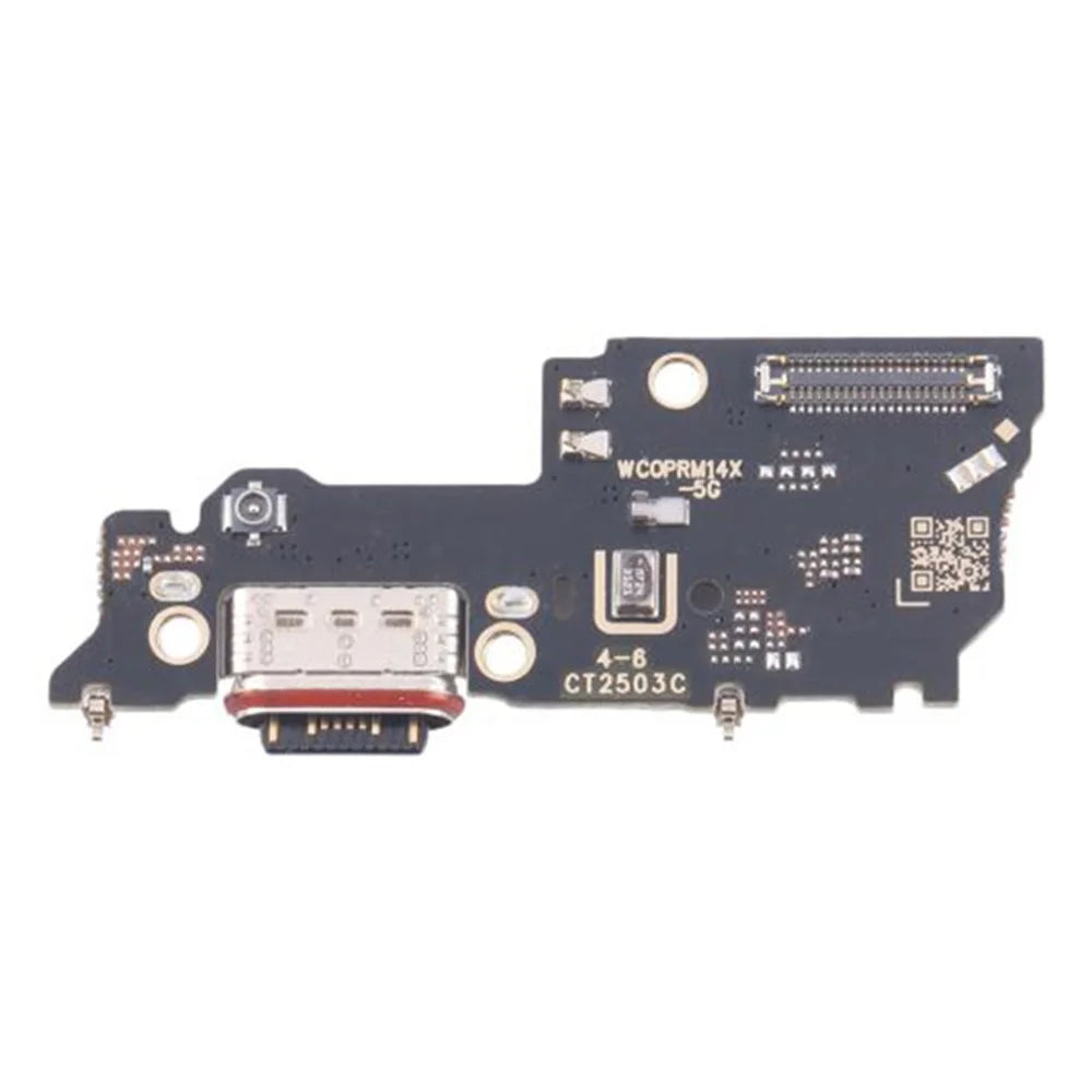 For Realme 14x 5G Dock Connector Charging Port Flex Cable Replacement Part (Without Logo) - 1