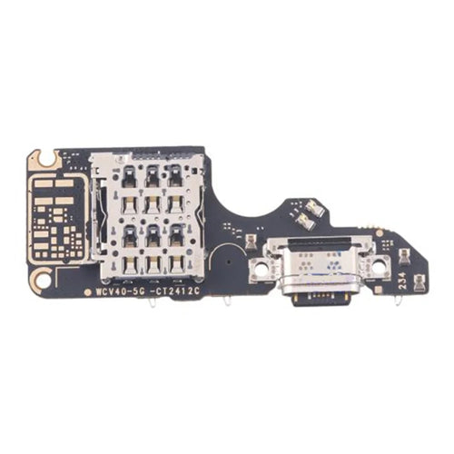 For vivo V40 Pro 5G / V40 5G Dock Connector Charging Port Flex Cable Repair Part (Without Logo) - 1