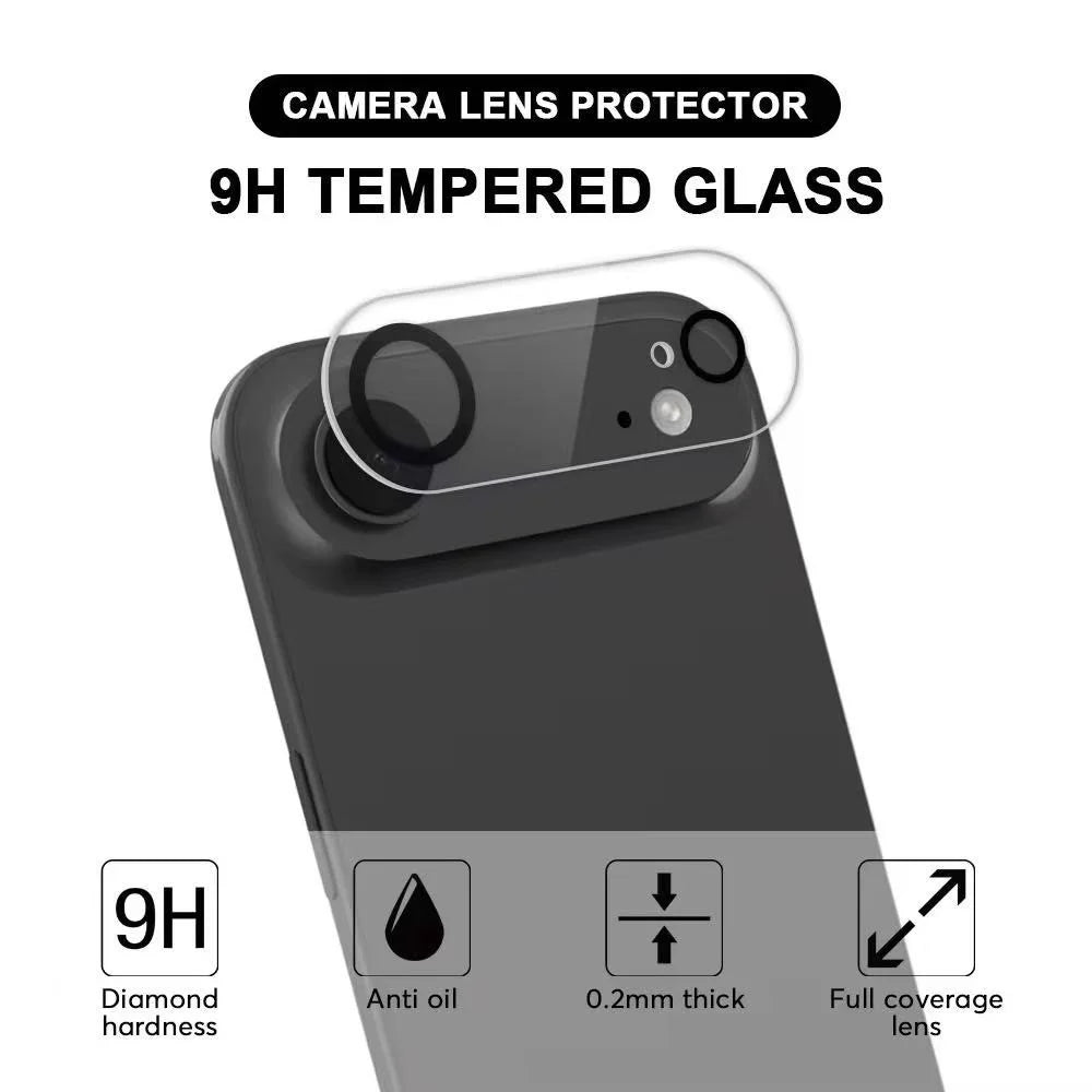 WANLONFENG For iPhone Air Camera Lens Protector  HD Clear Silk Printing Lens Film with Cleaning Cloth - Transparent - 2