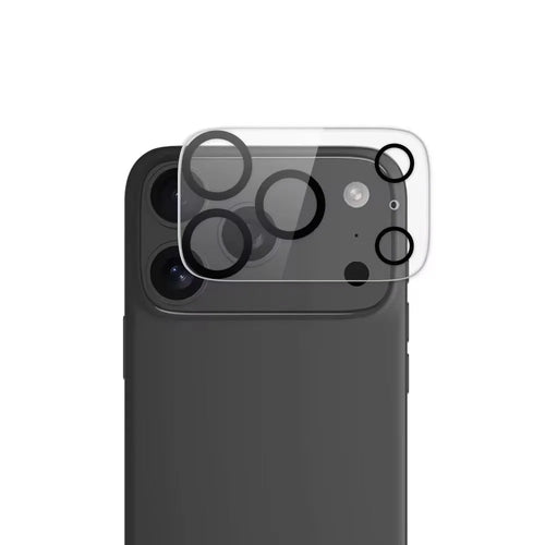 WANLONFENG For iPhone 17 Pro Max Camera Lens Protector  HD Clear Silk Printing Lens Film with Cleaning Cloth - Transparent - 1