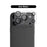 WANLONFENG For iPhone 17 Pro Max Camera Lens Protector  HD Clear Silk Printing Lens Film with Cleaning Cloth - Transparent - 2