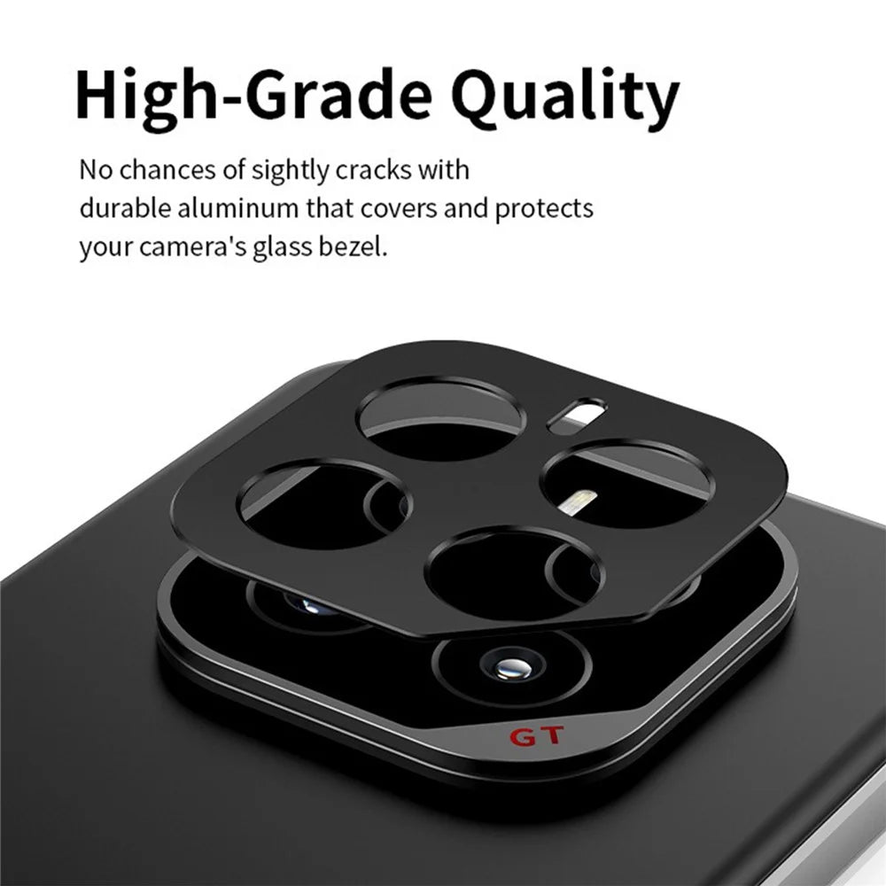KALEBOL KLB-LPC005 For Honor GT Pro Hollow Lens Protector Aluminum Alloy Phone Camera Bezel Cover - 4
