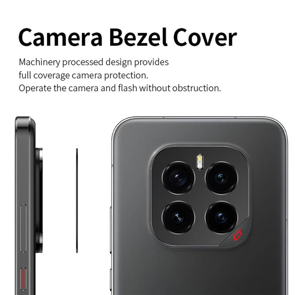 KALEBOL KLB-LPC005 For Honor GT Pro Hollow Lens Protector Aluminum Alloy Phone Camera Bezel Cover - 5