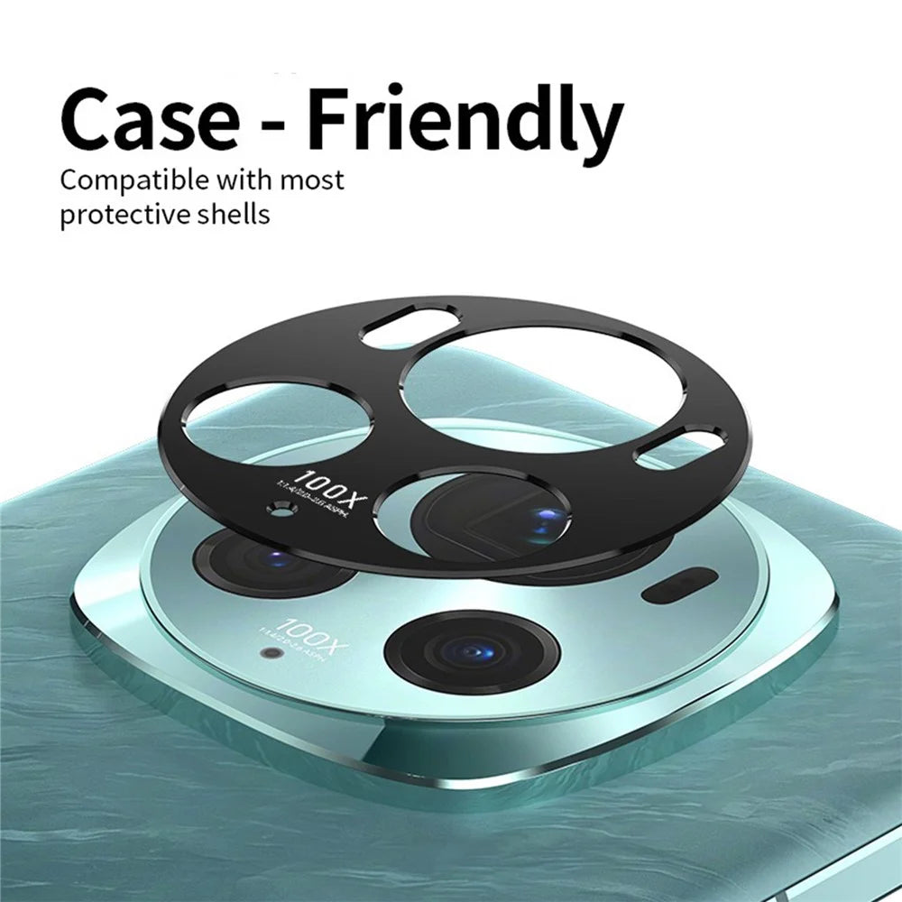 KALEBOL KLB-LPC005 For Honor Magic6 Pro 5G Hollow Lens Protector Aluminum Alloy Phone Camera Bezel Cover - 3