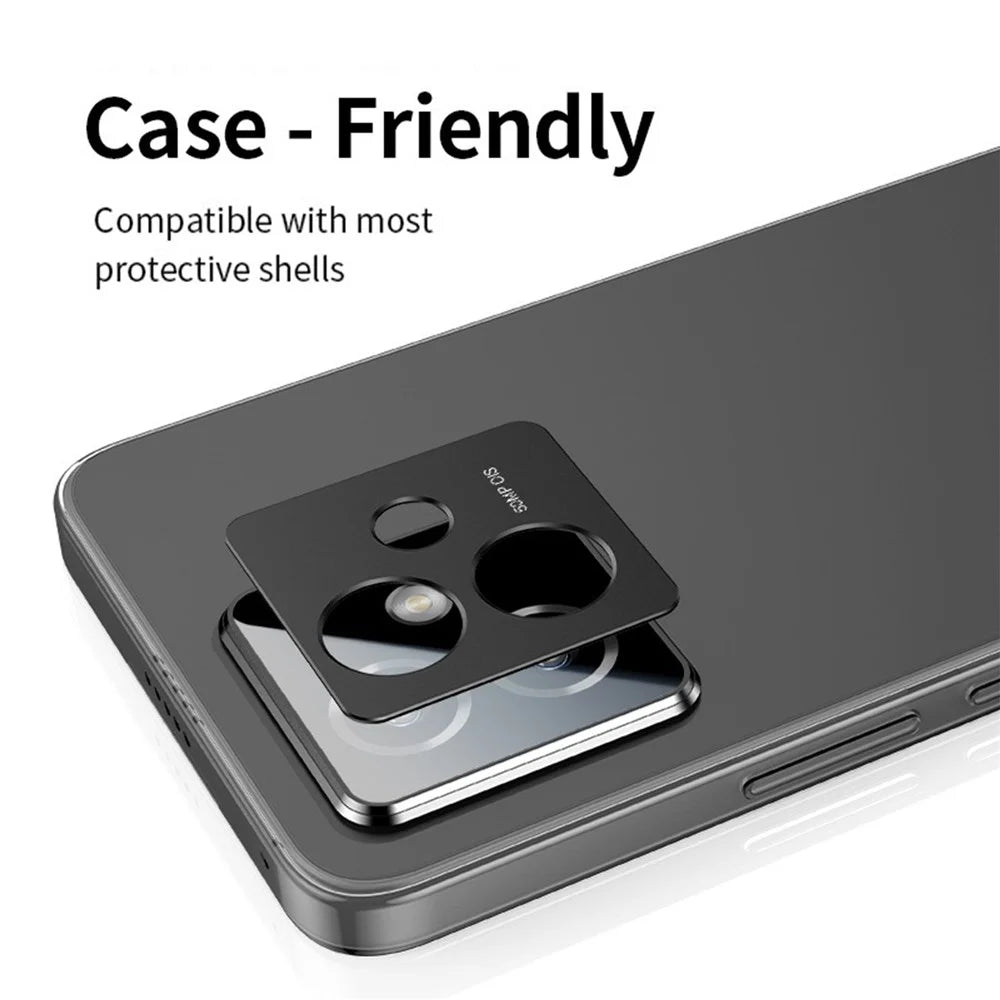 KALEBOL KLB-LPC005 For Honor X60 GT 5G Hollow Lens Protector Aluminum Alloy Phone Camera Bezel Cover - 3