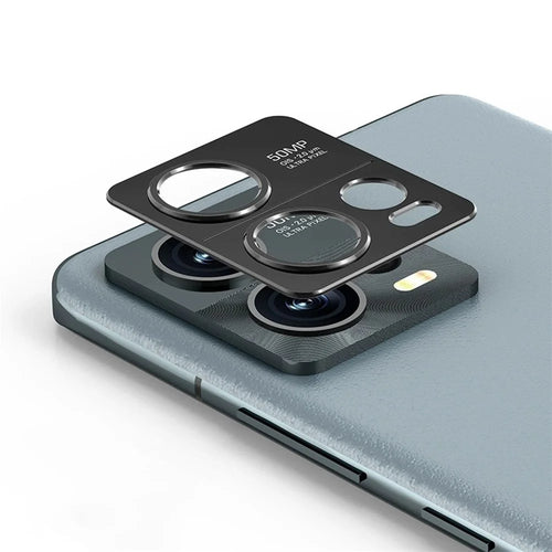 KALEBOL KLB-LPC005 For Motorola Edge 30 Fusion 5G Hollow Lens Protector Aluminum Alloy Phone Camera Bezel Cover - 1