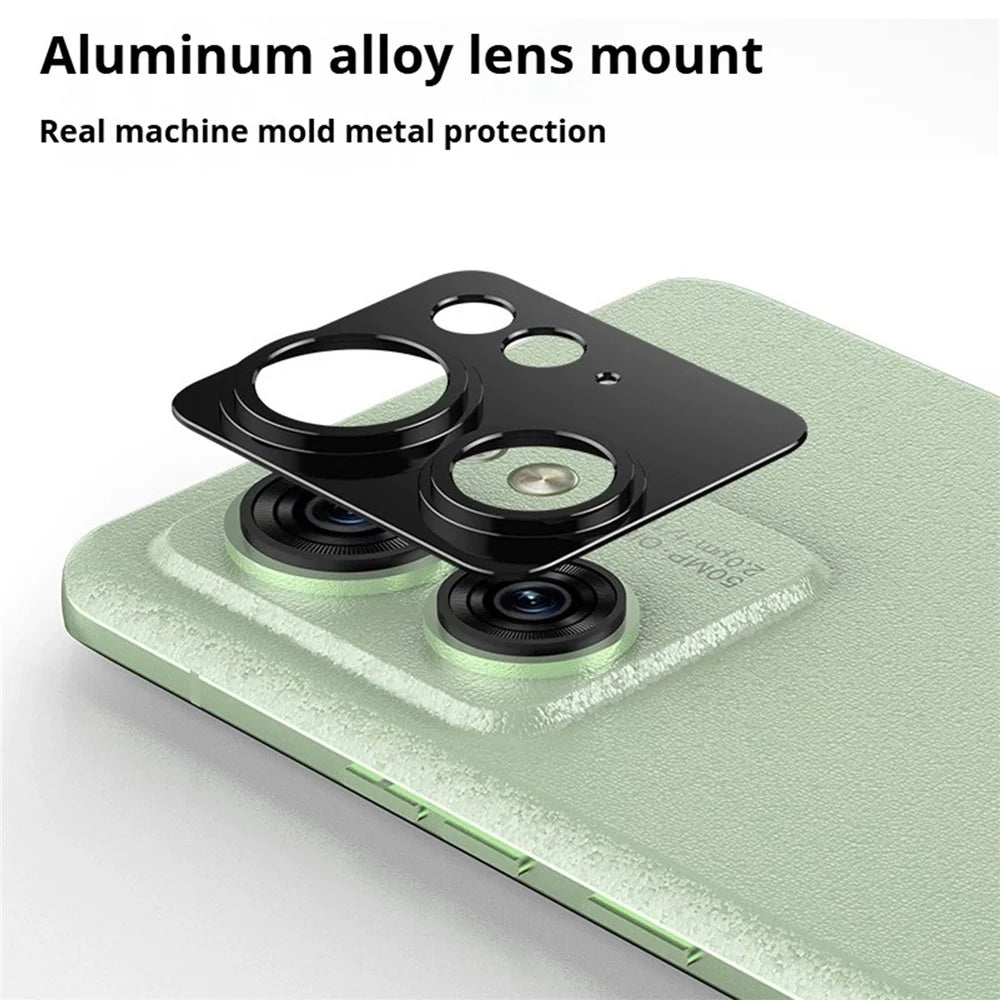 KALEBOL KLB-LPC005 For Motorola Edge 40 5G Hollow Lens Protector Aluminum Alloy Phone Camera Bezel Cover - 2