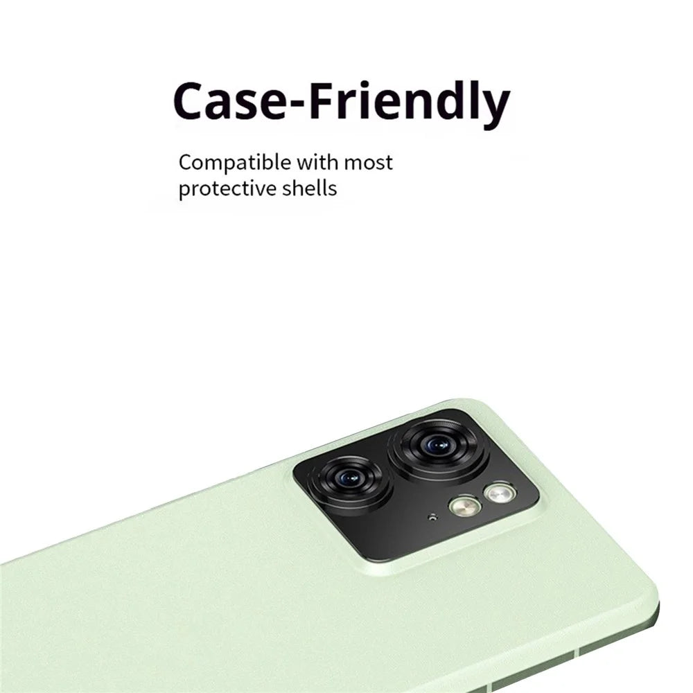 KALEBOL KLB-LPC005 For Motorola Edge 40 5G Hollow Lens Protector Aluminum Alloy Phone Camera Bezel Cover - 3
