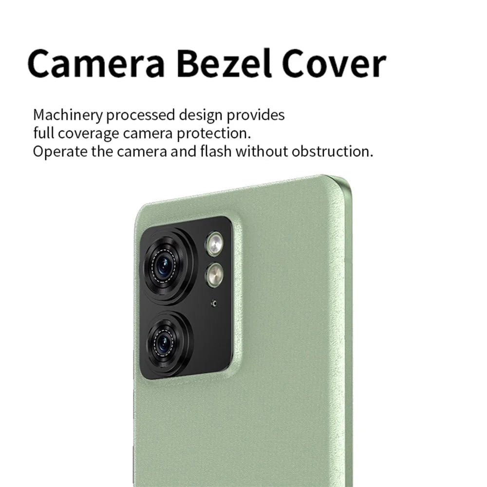 KALEBOL KLB-LPC005 For Motorola Edge 40 5G Hollow Lens Protector Aluminum Alloy Phone Camera Bezel Cover - 4
