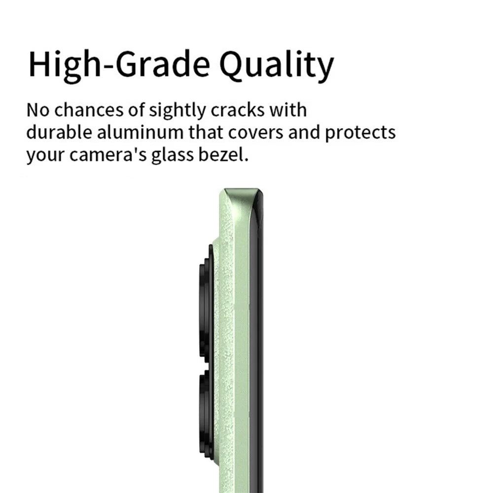 KALEBOL KLB-LPC005 For Motorola Edge 40 5G Hollow Lens Protector Aluminum Alloy Phone Camera Bezel Cover - 5