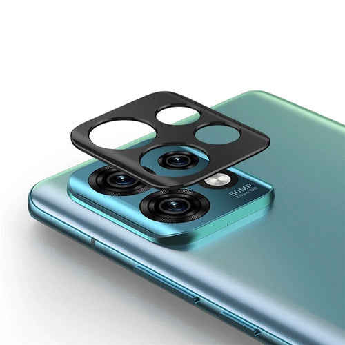 KALEBOL KLB-LPC005 For Motorola Edge 40 Pro 5G Hollow Lens Protector Aluminum Alloy Phone Camera Bezel Cover - 1