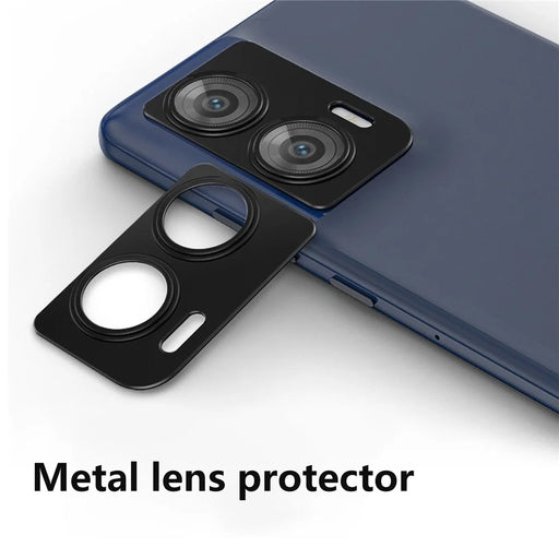 KALEBOL KLB-LPC005 For Motorola Edge 50 Fusion 5G Hollow Lens Protector Aluminum Alloy Phone Camera Bezel Cover - 2