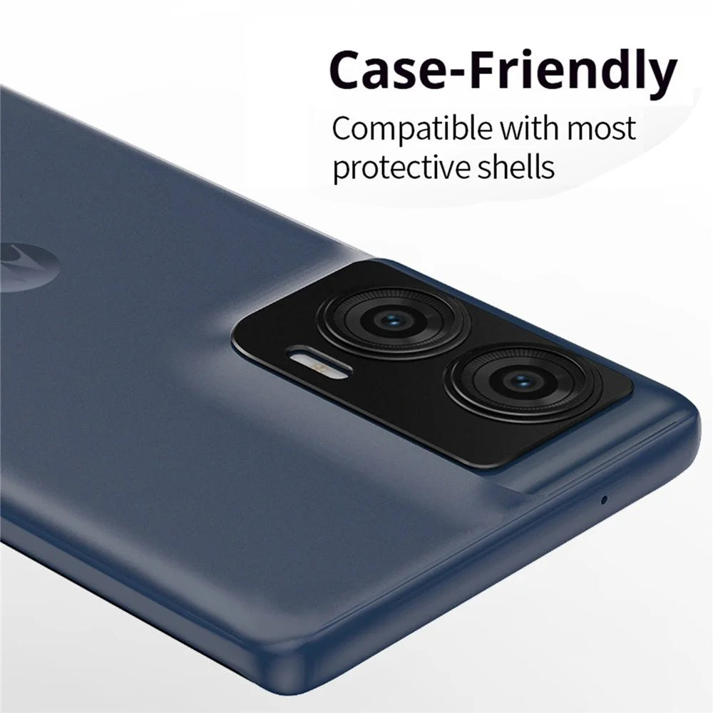 KALEBOL KLB-LPC005 For Motorola Edge 50 Fusion 5G Hollow Lens Protector Aluminum Alloy Phone Camera Bezel Cover - 3