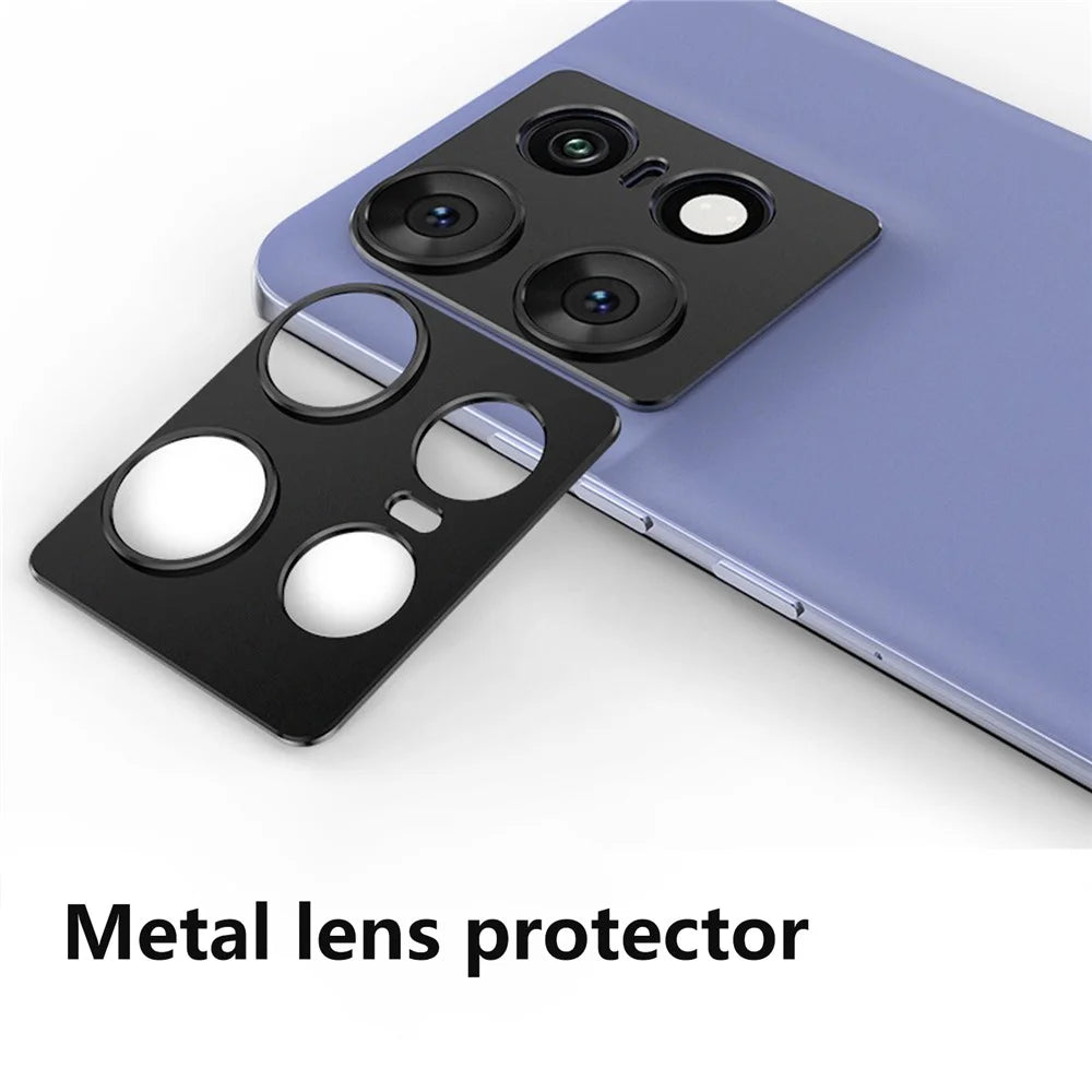 KALEBOL KLB-LPC005 For Motorola Edge 50 Pro 5G Hollow Lens Protector Aluminum Alloy Phone Camera Bezel Cover - 2