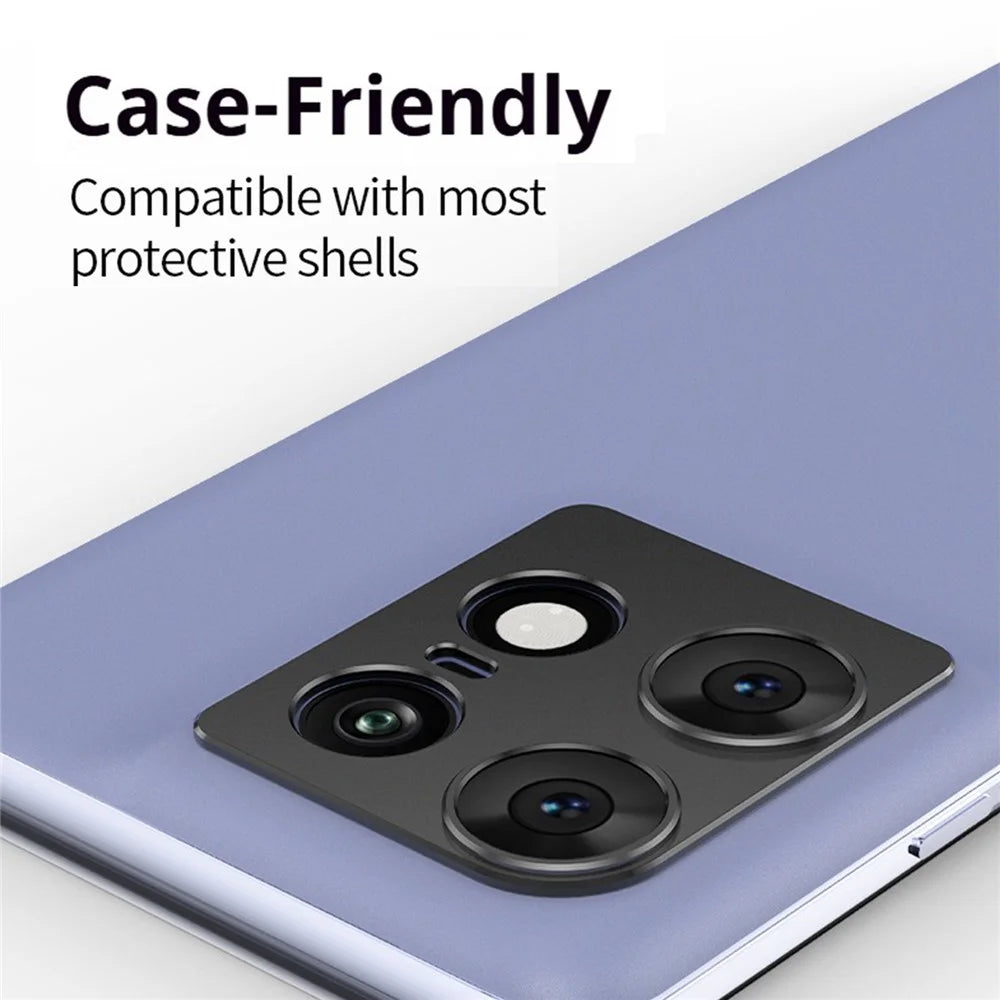 KALEBOL KLB-LPC005 For Motorola Edge 50 Pro 5G Hollow Lens Protector Aluminum Alloy Phone Camera Bezel Cover - 3