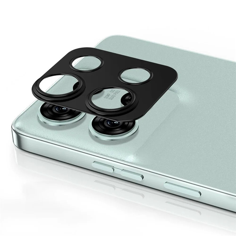 KALEBOL KLB-LPC005 For Motorola Moto G75 5G Hollow Lens Protector Aluminum Alloy Phone Camera Bezel Cover - 1
