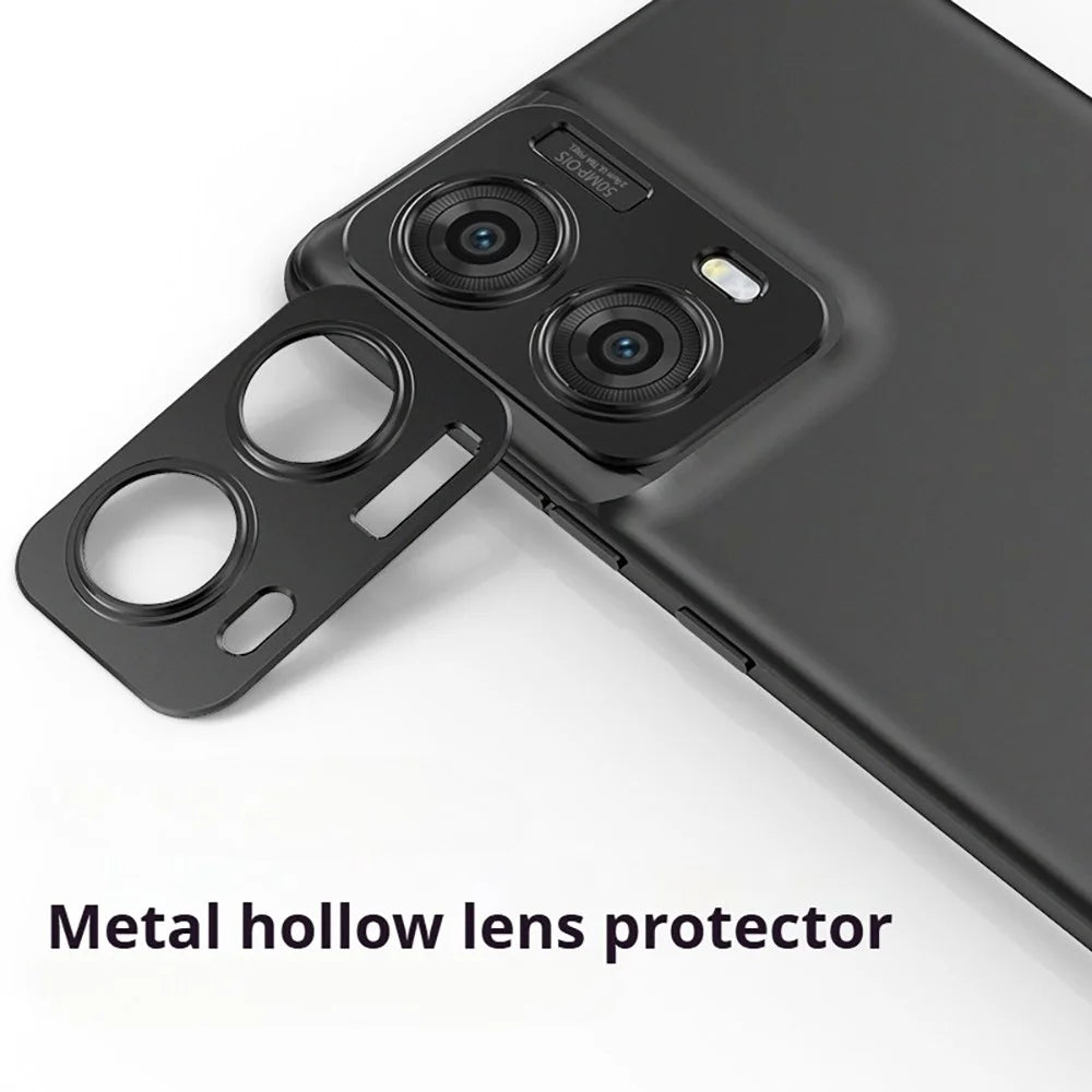 KALEBOL KLB-LPC005 For Motorola Moto G85 5G / S50 Neo 5G Hollow Lens Protector Aluminum Alloy Phone Camera Bezel Cover - 2