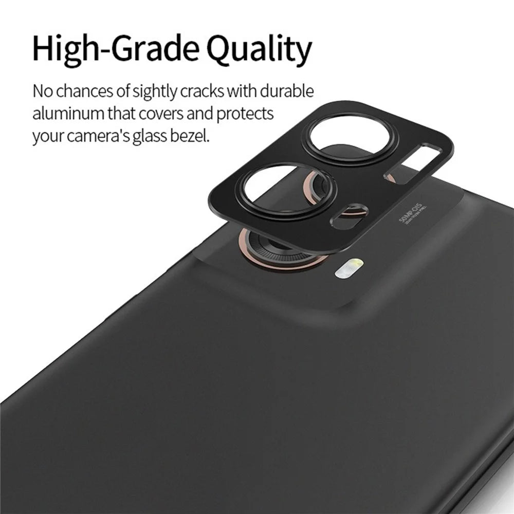 KALEBOL KLB-LPC005 For Motorola Moto G85 5G / S50 Neo 5G Hollow Lens Protector Aluminum Alloy Phone Camera Bezel Cover - 4
