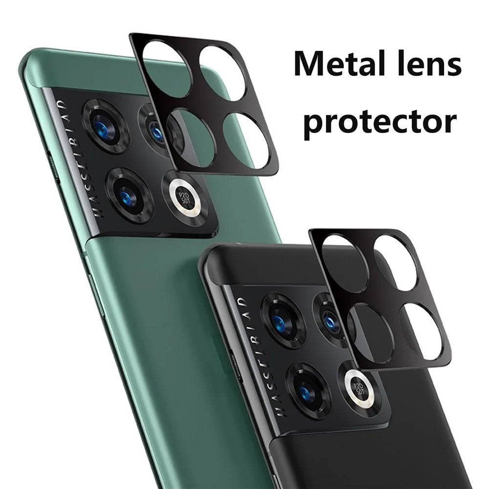 KALEBOL KLB-LPC005 For OnePlus 10 Pro 5G Hollow Lens Protector Aluminum Alloy Phone Camera Bezel Cover - 2