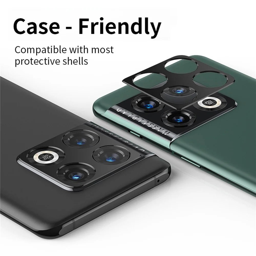 KALEBOL KLB-LPC005 For OnePlus 10 Pro 5G Hollow Lens Protector Aluminum Alloy Phone Camera Bezel Cover - 3