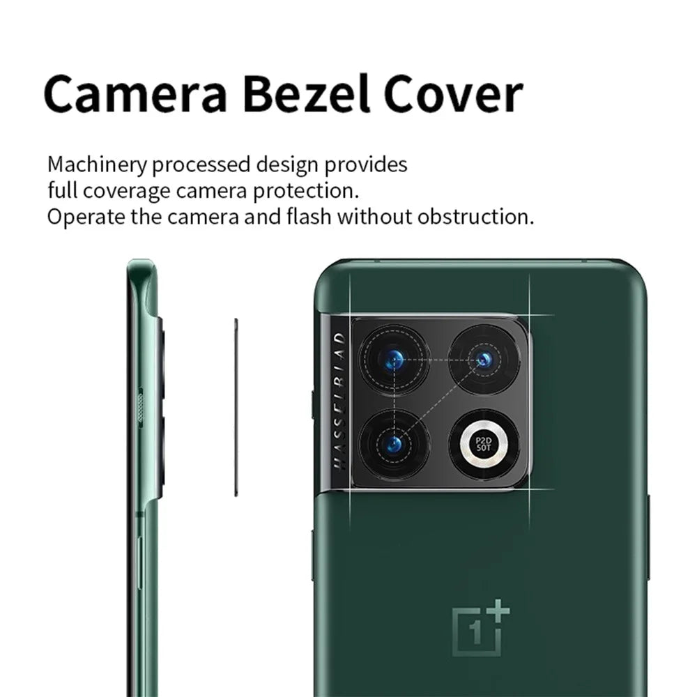 KALEBOL KLB-LPC005 For OnePlus 10 Pro 5G Hollow Lens Protector Aluminum Alloy Phone Camera Bezel Cover - 4
