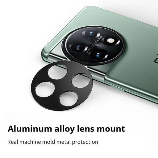 KALEBOL KLB-LPC005 For OnePlus 11 5G Hollow Lens Protector Aluminum Alloy Phone Camera Bezel Cover - 2