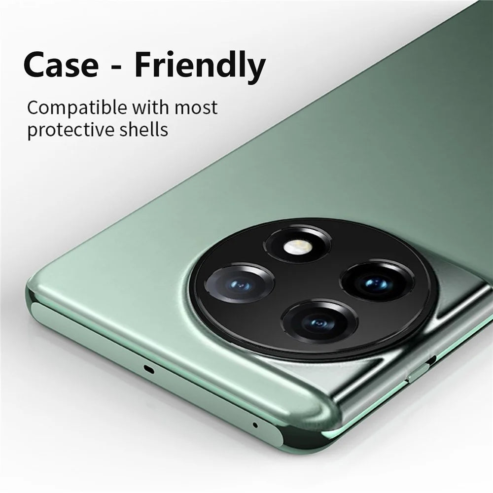 KALEBOL KLB-LPC005 For OnePlus 11 5G Hollow Lens Protector Aluminum Alloy Phone Camera Bezel Cover - 3