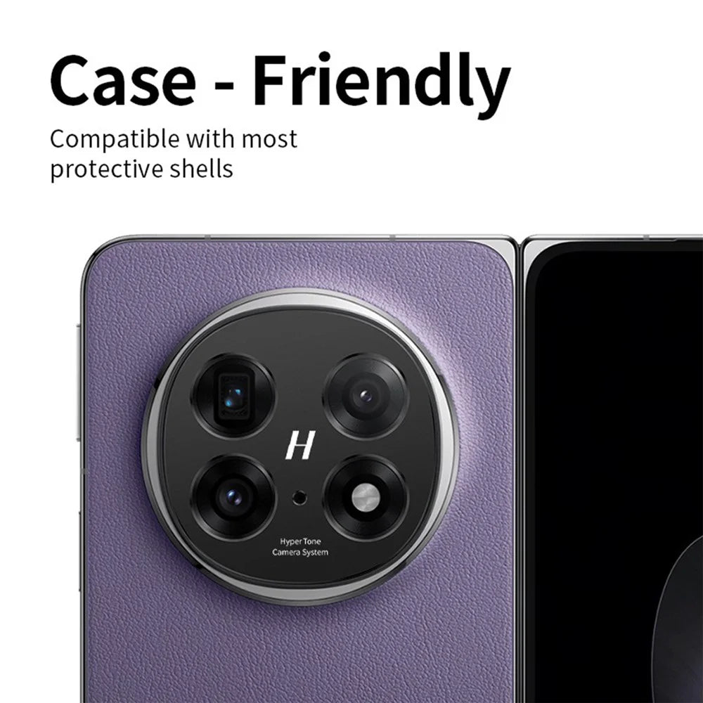 KALEBOL KLB-LPC005 For Oppo Find N5 5G Hollow Lens Protector Aluminum Alloy Phone Camera Bezel Cover - 3