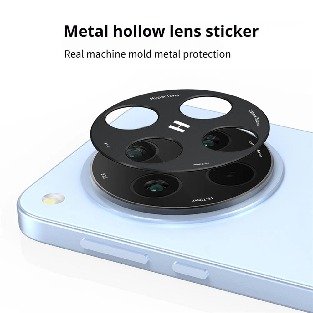 KALEBOL KLB-LPC005 For Oppo Find X8 5G Hollow Lens Protector Aluminum Alloy Phone Camera Bezel Cover - 2