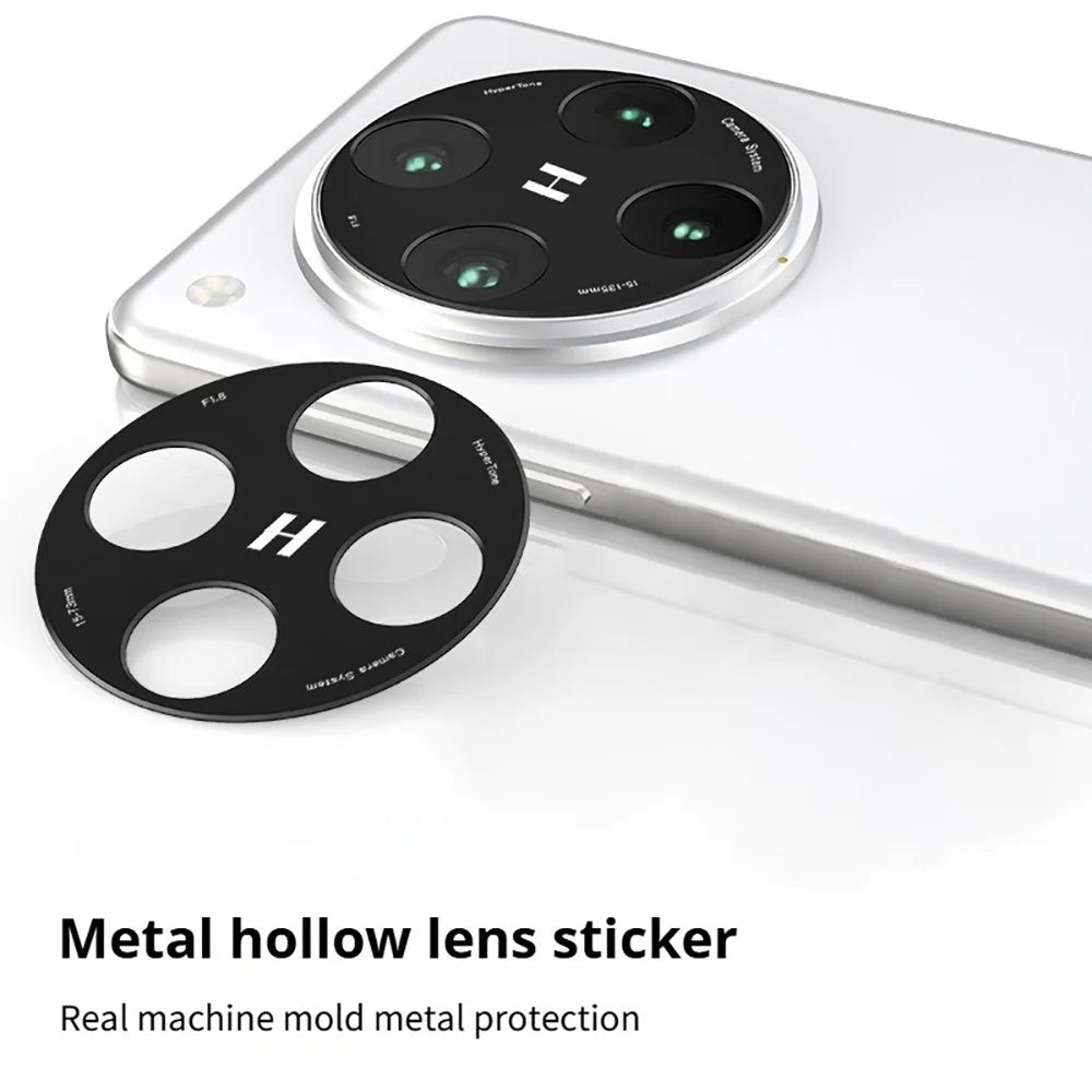 KALEBOL KLB-LPC005 For Oppo Find X8 Pro 5G Hollow Lens Protector Aluminum Alloy Phone Camera Bezel Cover - 2