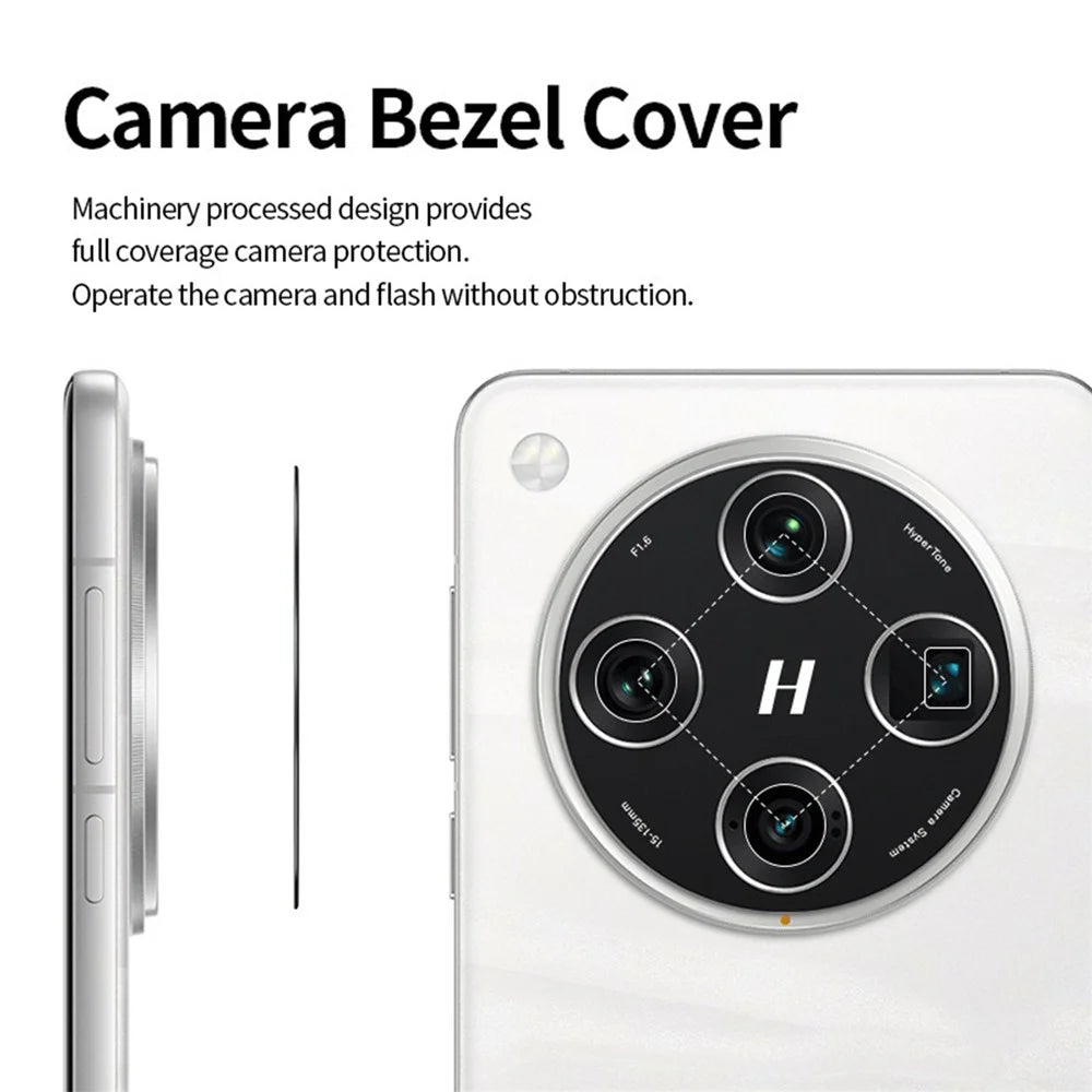 KALEBOL KLB-LPC005 For Oppo Find X8 Pro 5G Hollow Lens Protector Aluminum Alloy Phone Camera Bezel Cover - 5