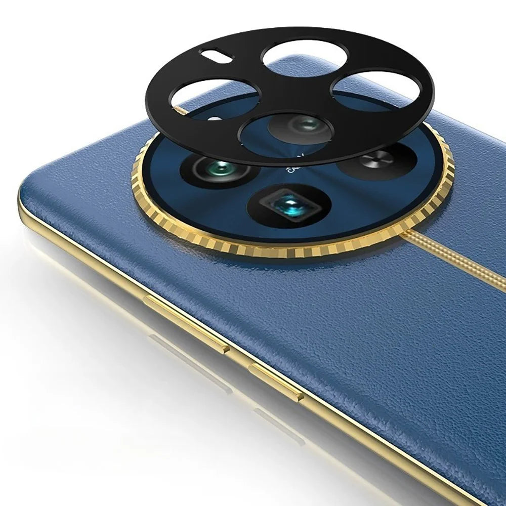 KALEBOL KLB-LPC005 For Realme 12 Pro+ 5G Hollow Lens Protector Aluminum Alloy Phone Camera Bezel Cover - 1