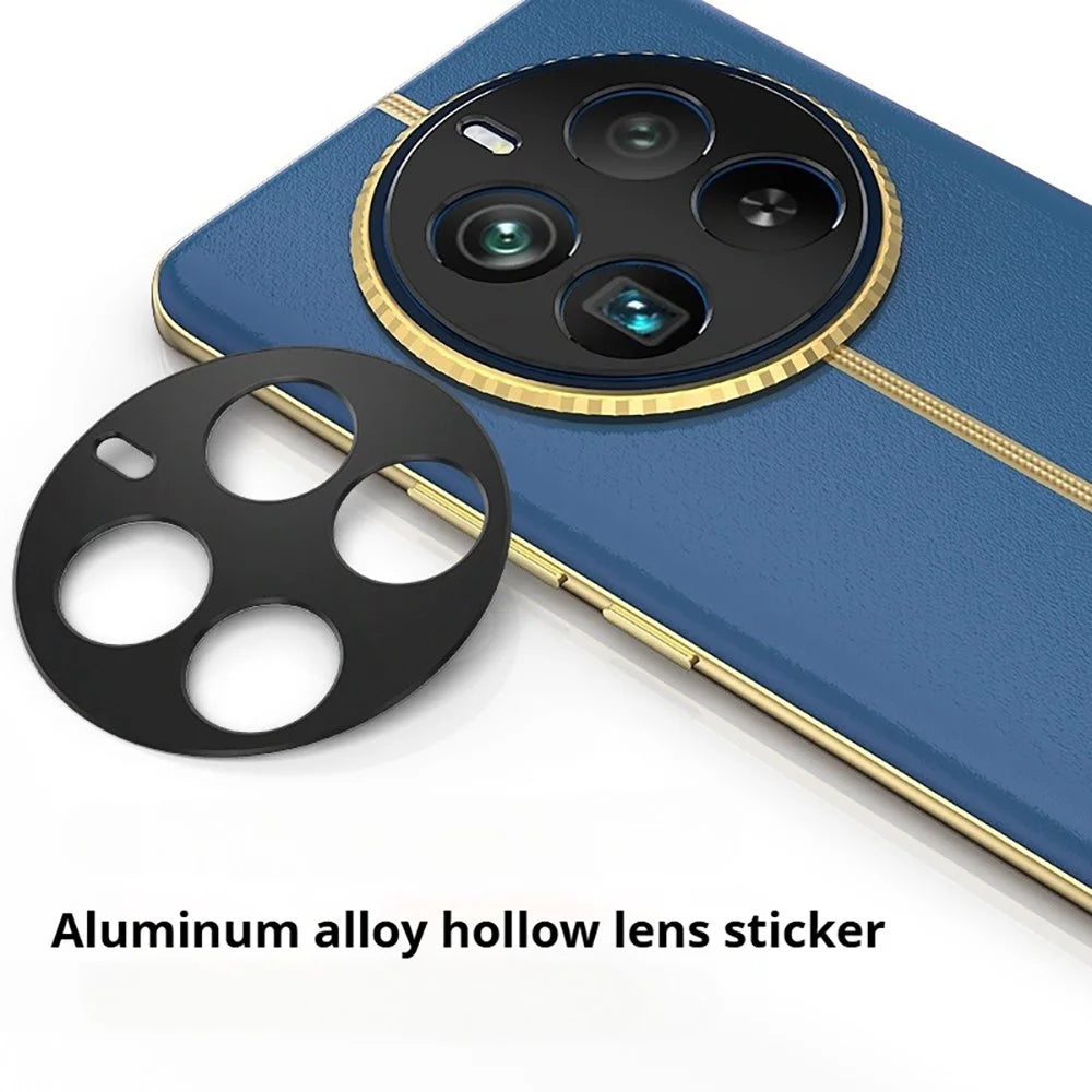 KALEBOL KLB-LPC005 For Realme 12 Pro+ 5G Hollow Lens Protector Aluminum Alloy Phone Camera Bezel Cover - 2