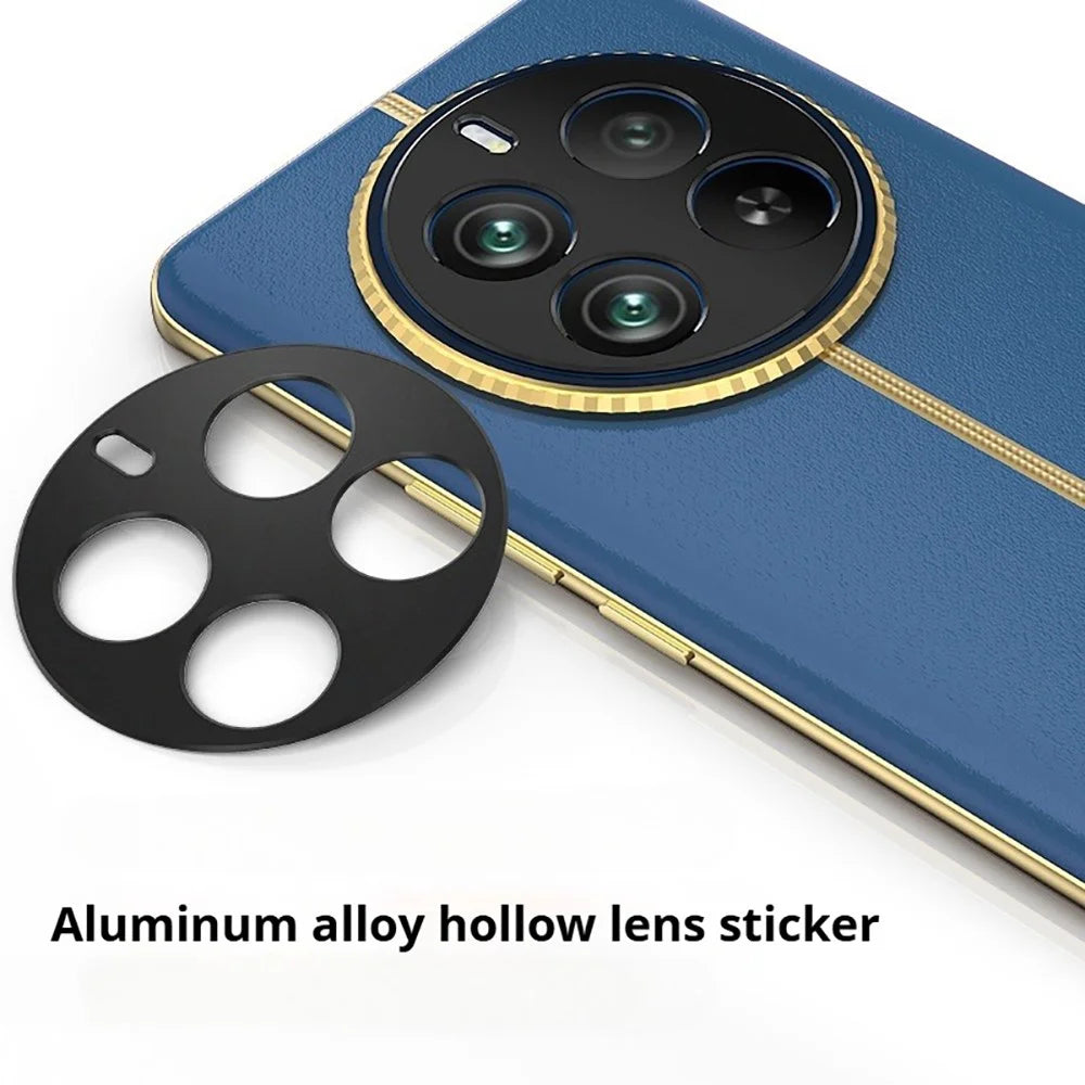 KALEBOL KLB-LPC005 For Realme 12 Pro 5G Hollow Lens Protector Aluminum Alloy Phone Camera Bezel Cover - 2