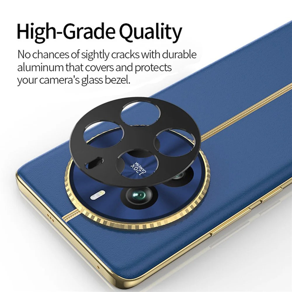 KALEBOL KLB-LPC005 For Realme 12 Pro 5G Hollow Lens Protector Aluminum Alloy Phone Camera Bezel Cover - 4