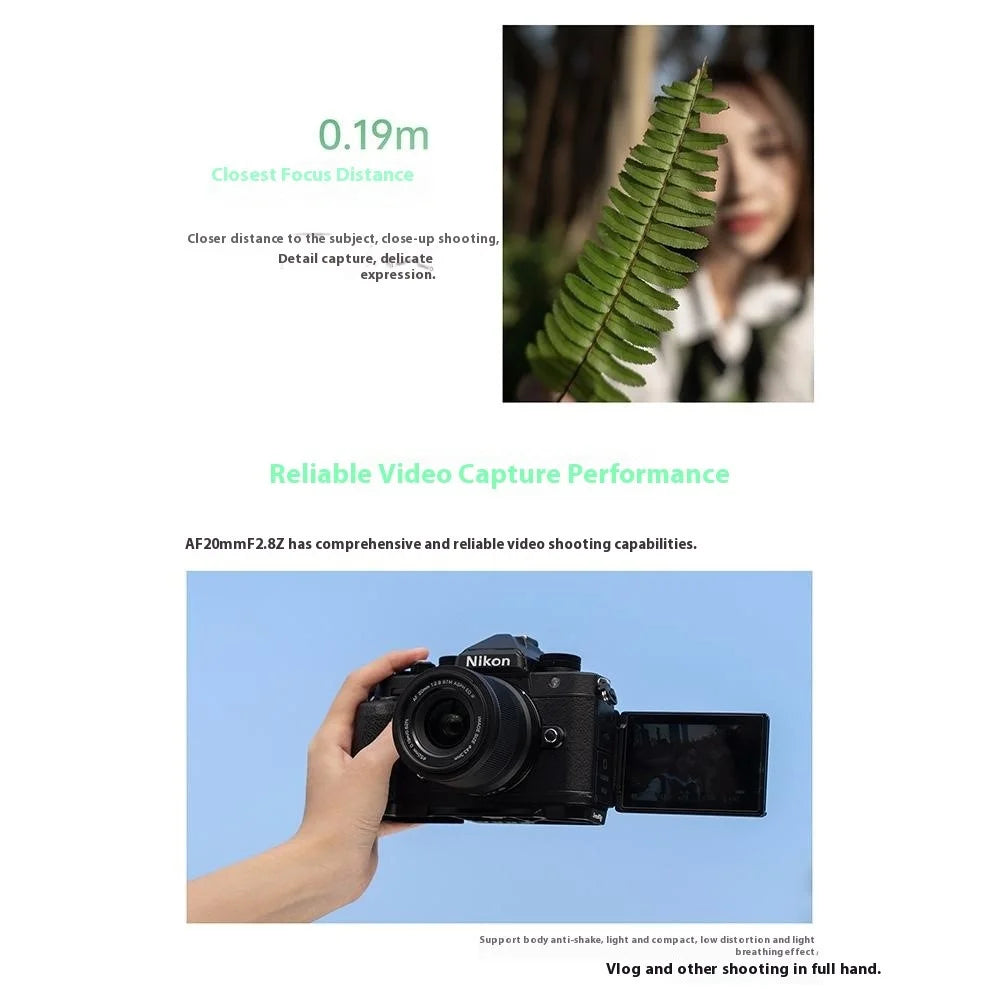 VILTROX 20mm F2.8 Z STM Lens for Nikon Z Mount Z8 Z9 Z6 Z7 II Z5 Full Frame AF Prime Wide Angle Lens - 7