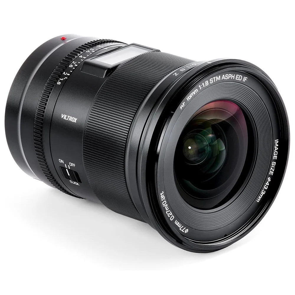 VILTROX AF 16mm F1.8 Z Wide Angle Lens for Nikon Z Mount Z7 Z7ii Z8 Z8ii Z9 Zf Z30 Z50 Zfc Camera Lens with LCD Screen - 1