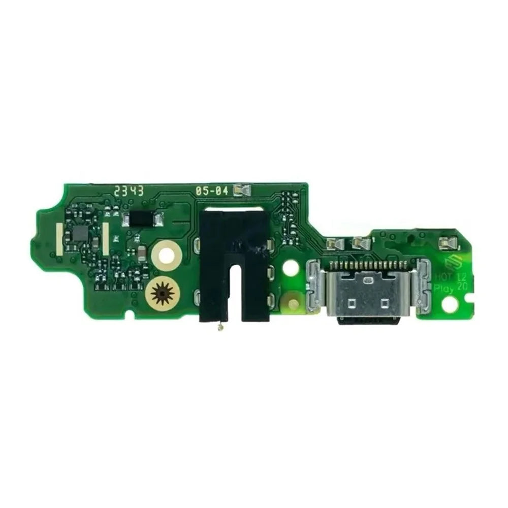 For Infinix Hot 20 Play 4G X6825 Dock Connector Charging Port Flex Cable Repair Part (Without Logo) - 2