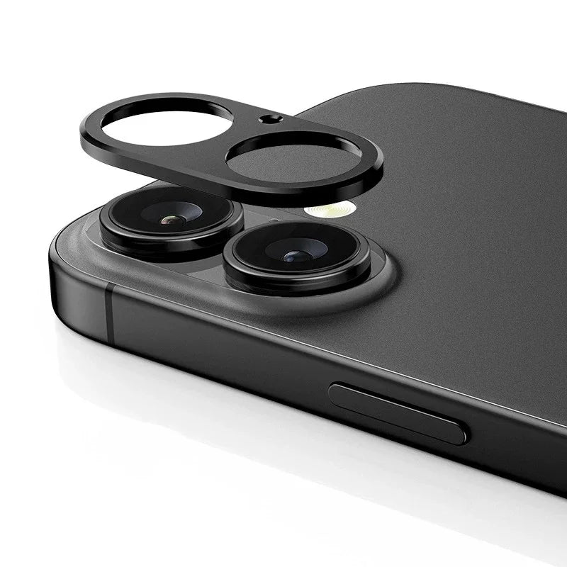 WANLONFENG For iPhone 17 Metal Camera Lens Protector  LHJ Series Integrated Lens Film - Black - 1
