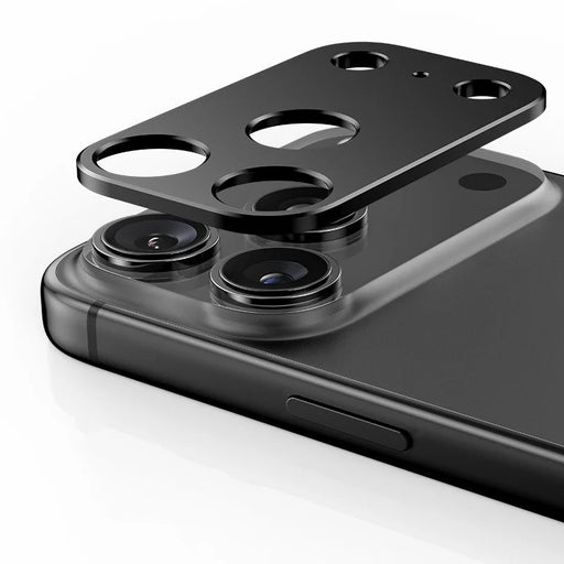 WANLONFENG For iPhone 17 Pro Metal Camera Lens Protector  LHJ Series Integrated Lens Film - Black - 1