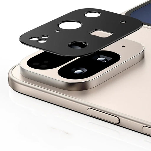 WANLONFENG For Google Pixel 10 Pro Fold Metal Camera Lens Protector  LHJ Series Integrated Lens Film - Black - 1