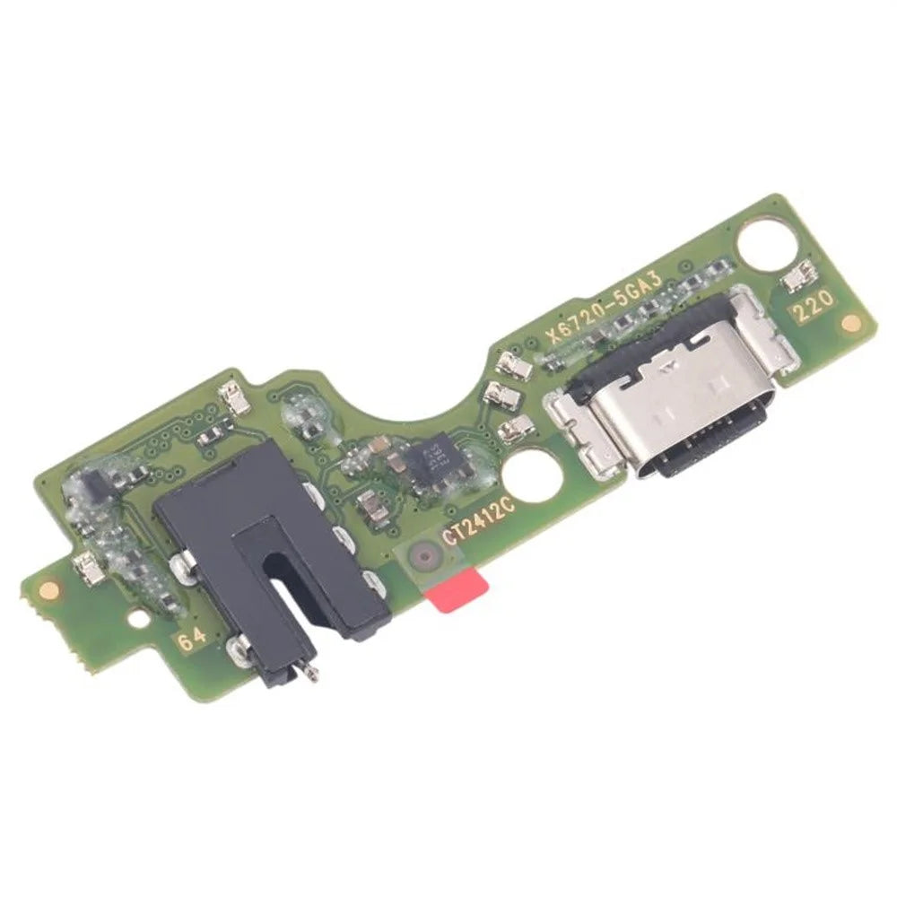 For Infinix Hot 50 5G X6720 Dock Connector Charging Port Flex Cable Repair Part (Without Logo) - 3